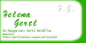 helena gertl business card